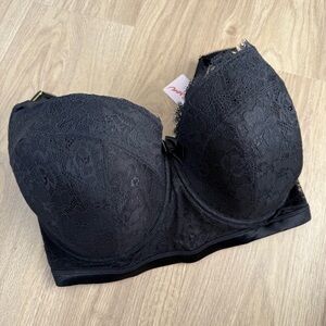 Liaison Vienna Padded Balconette Longline black bra